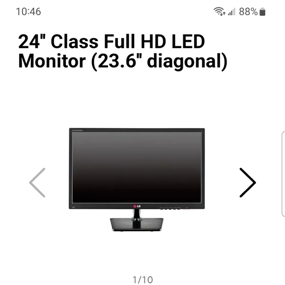 LG 24EN33 MONITOR - Picture 1 of 10